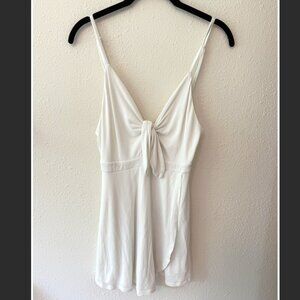White Skirt Romper